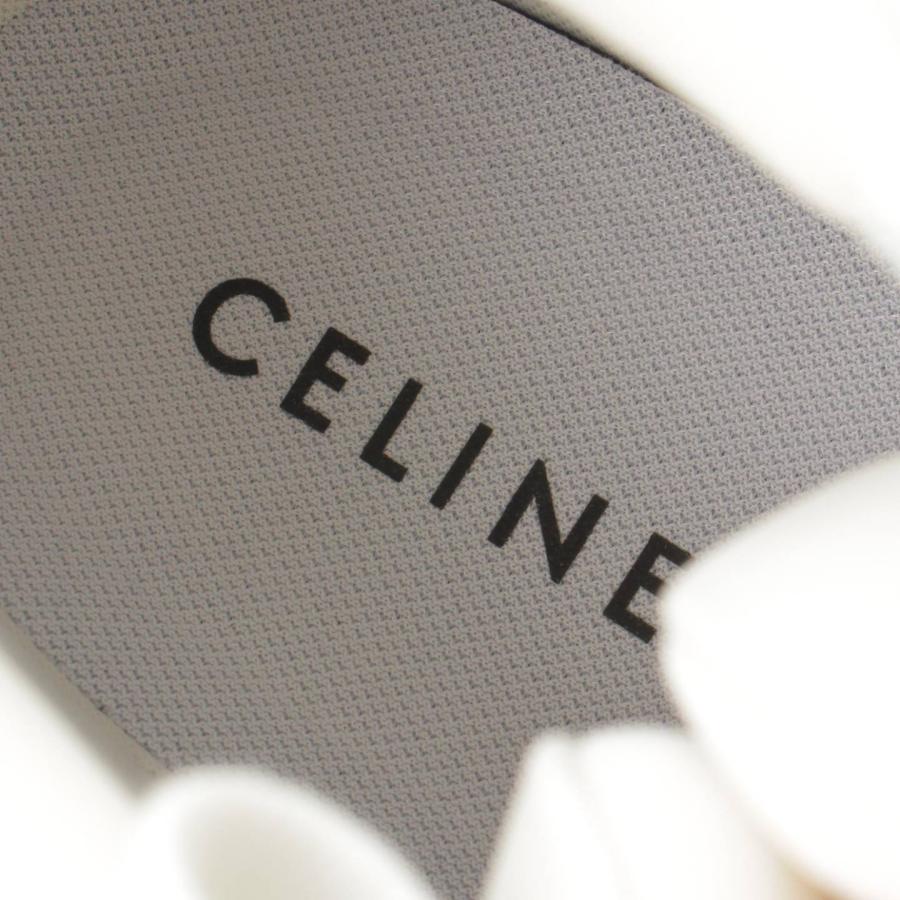 【セリーヌ】Celine　メンズ 23SS CT-06 レザー ハイトップスニーカー ホワイト×ブラック 43 【中古】【正規品保証】183582｜retrojp｜07